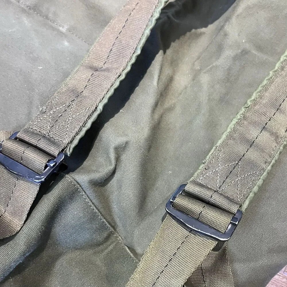 Vintage US Military Canvas Duffle Bag Olive Drab